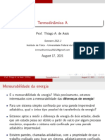 FISC69 - Termodinâmica A - Aula 03