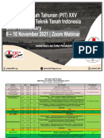 Schedule of HATTI PIT XXV Conference 9-10 Nov 2021