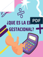 Qué es la edad gestacional