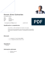 Currículo Kevem Alves Guimarães 2021