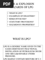 Fire & Explosion Hazards of LPG