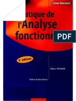 Pratique de l'Analyse Fonctionnelle - Robert Tassinari