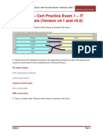 IT Essentials (ITE v5.0 & v5.02) A+ Cert Practice Exam 1 Answers