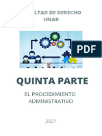 Apuntes de Derecho Administrativo 20201 Quinta Parte