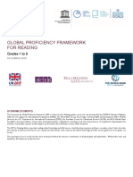 GLOBAL PROFICIENCY FRAMEWORK For READING, 2020