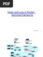 Delay and Loss in Packet-Switched Networks