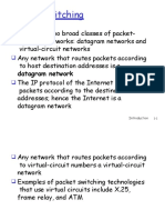 Packet Switching: Datagram Network