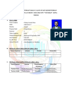 Formulir Pendaftaran Calon Staff Kementerian Kemahasiswaan Bem Upnvjt