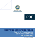 ANEXO III Manual de Emissão e Escrituração de Documentos Fiscais para Controle de Benefícios Fiscais