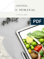 Receitas Vegetarianas - Menu Semanal - Susteniri