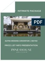 Intimate Package: Price List Info Presentation
