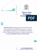 09-03-2021 Talleres Virtuales - Famisanar Eps