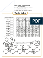 Tabla Del Número 6