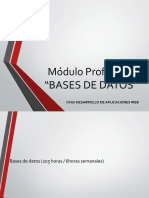 2020-21 - Introducción Al Módulo Profesional Bases de Datos - DAW1
