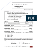 CS2002 - Data Structures and Algorithms: Assignment Number 3