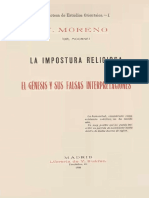 La Impostura Religiosa. El Génesis y Sus Falsas Interpretaciones (Dr. Moorne)