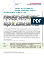 Pulmonary Embolism in Patients With COVID-19: Incidence, Risk Factors, Clinical Characteristics, and Outcome