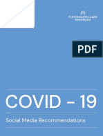 Covid - 19: Social Media Recommendations