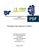 Metrología Legal, Industrial y Científica