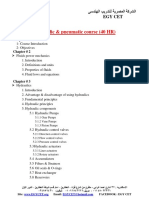 Hydraulic & pneumatic course (40 HR) : ىسدنهلا بيردتلل ةيرصملا ةكرشلا Egy Cet