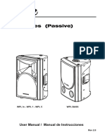 WPL Series (Passive) : User Manual / Manual de Instrucciones