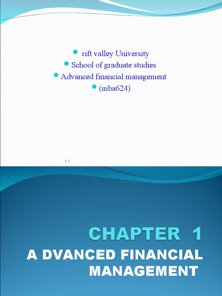 CHAP 1 Introduction To Financial Management | PDF | Dividend | Investing