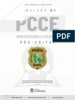 1º Simulado Completo - PCCE 2021 (Pós-Edital) - Projeto Caveira