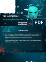 Applications Artificial Intelligence (AI) Workplace