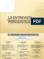 Taller de Entrevista - Clase repaso, 8vo ciclo de periodismo.