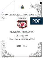 Escuela Normal Mixta del Sur: Proyecto Educativo 2012-2016