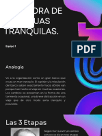 METÁFORA DE LAS AGUAS TRANQUILAS._ Equipo 1_ Direcc. Organi