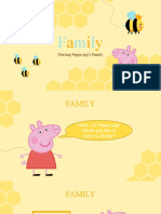 Family Vocabulary With Peppa Pig Flashcards