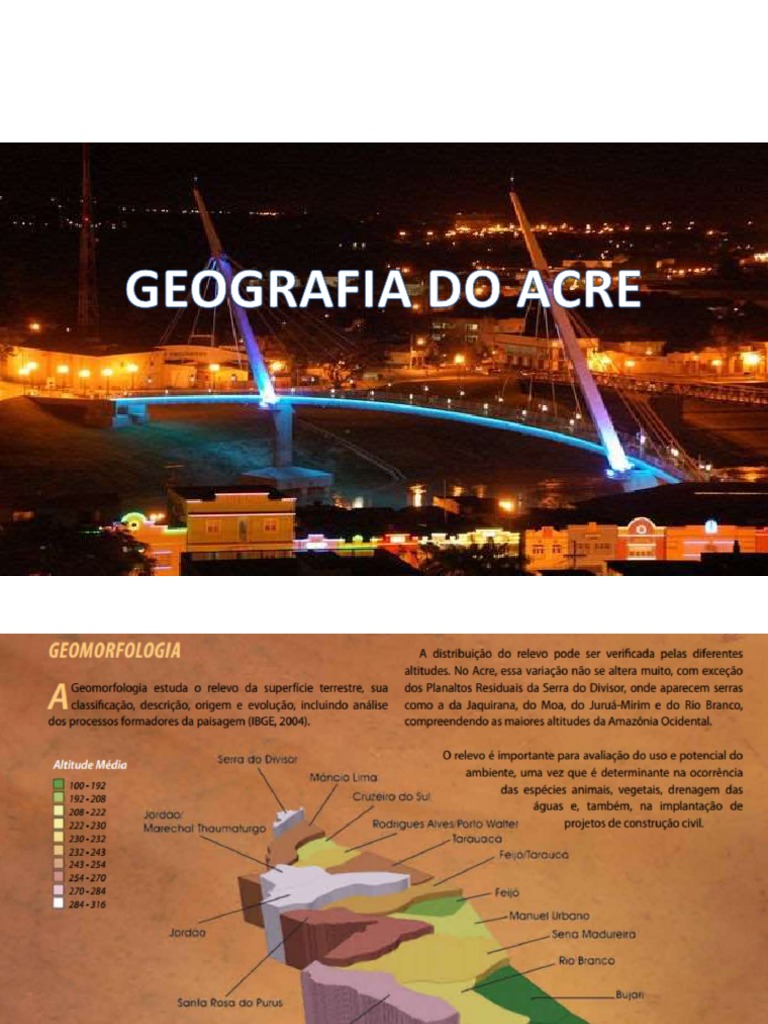 Geografia Do Acre | PDF | Brasil | Sustentabilidade