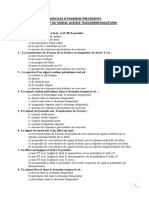 Exercices Dexamens Precedents - Licence s5 Telecommunications