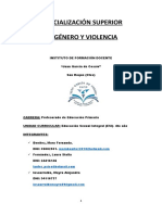 Proyecto Final. Especialización en Violencia de Género