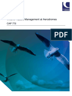 Reference 4 - Wildlife Hazard Management at Aerodromes CAP 772 Issue1