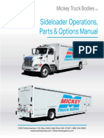 Sideloader Operations, Parts & Options Manual: Mickey Truck Bodies
