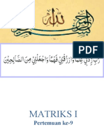 Fismat 1 P-9 Matriks