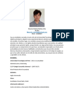 CV Mauricio Roberto Martínez Silva 2021