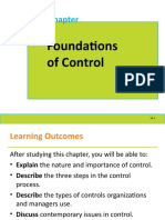 Foundations of Control Chapter 14 Summary