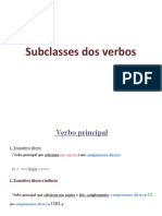 Subclasses Dos Verbos