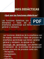 Actividad Metodológica Sobre Funciones Didácticas.