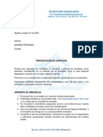 Carta Presentacion Jm. Servicios Arriendo