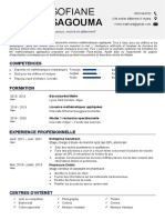 56 Curriculum Vitae Etudiant