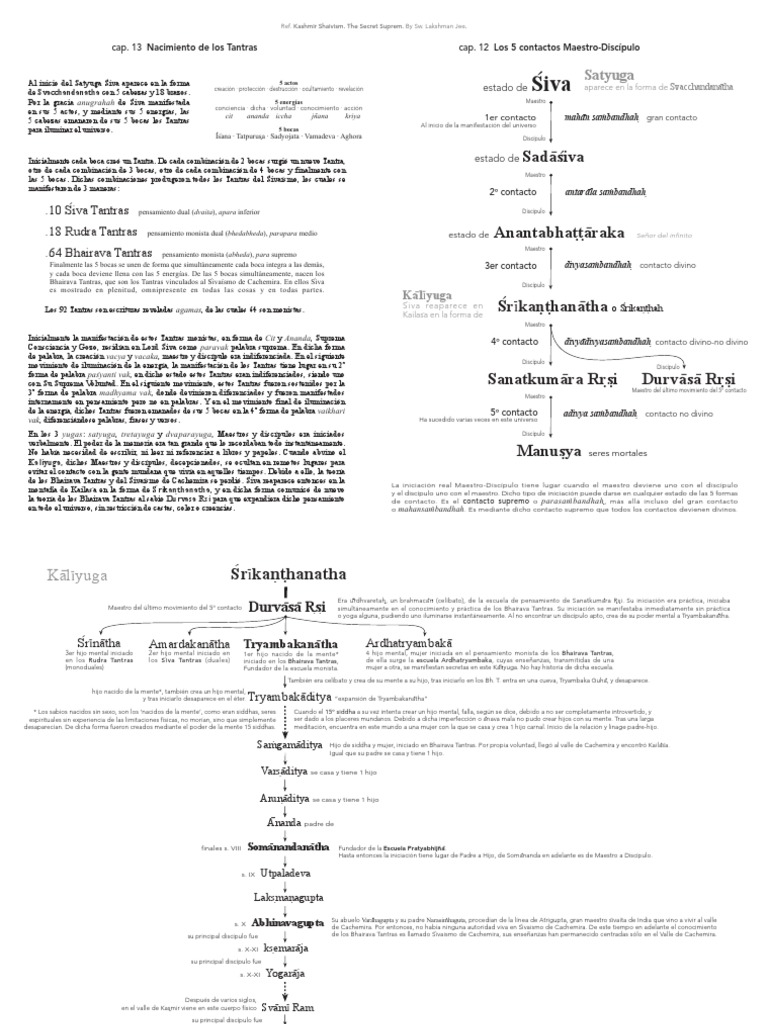 Contactos Maestro-Discípulo en el Shivaismo de Cachemira | PDF | Tantra ...
