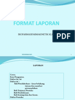 Format Laporan: Biofarmasifarmakinetik Klinik