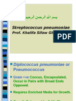 Lecture-4 Streptococcus pneumoniae