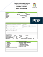 Historia Clinico Nutricional