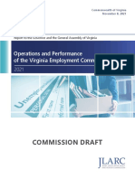 Operations and Performance of the Virginia Employment Commission