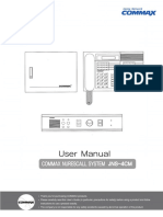 User Manual User Manual: Commax Nurescall System